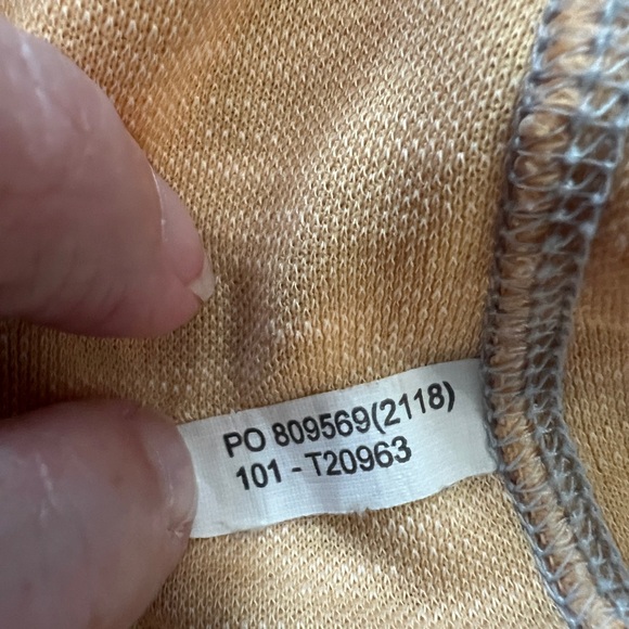 Men’s Tommy Bahama Size XL Buttery Soft Polo Tangerine with Gray Stitching - Picture 4 of 7